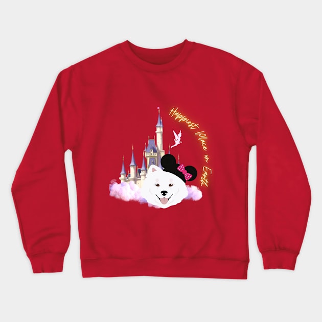 Happiest floof on earth Crewneck Sweatshirt by Silver Lining Gift Co.